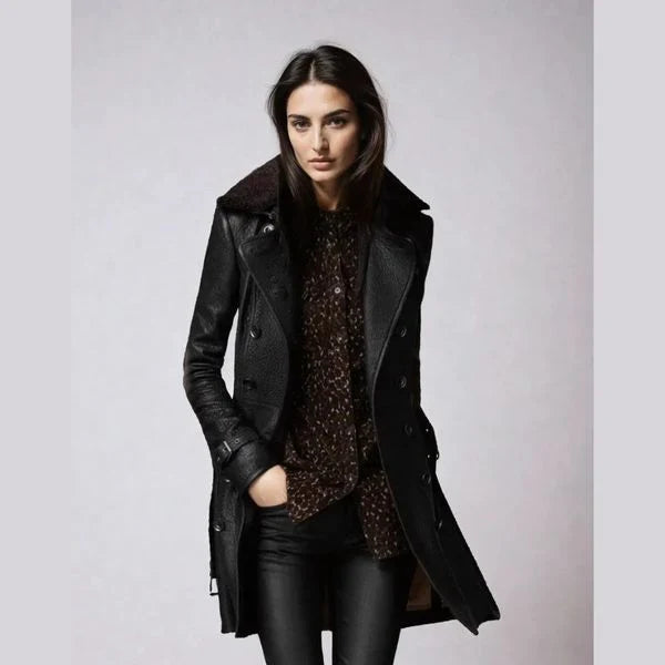 Victoria Elegant Coat, view 3 - Elena Harper