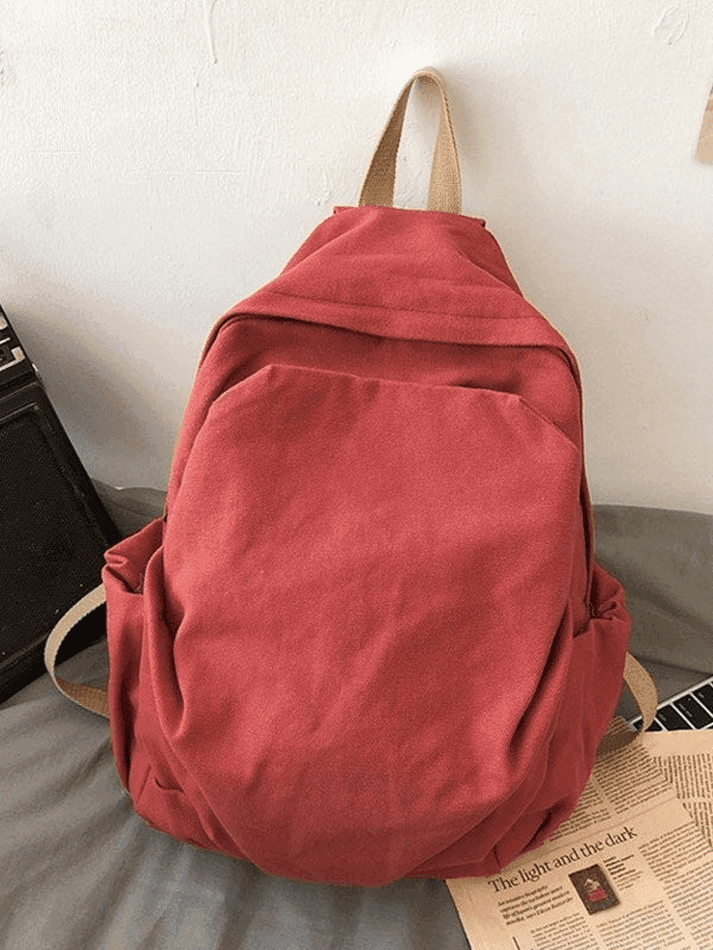 Unisex Vintage Wash College School Backpack