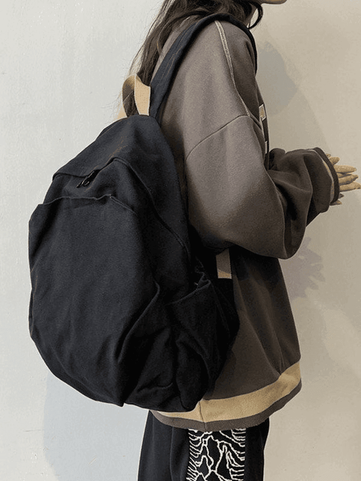 Unisex Vintage Wash College School Backpack