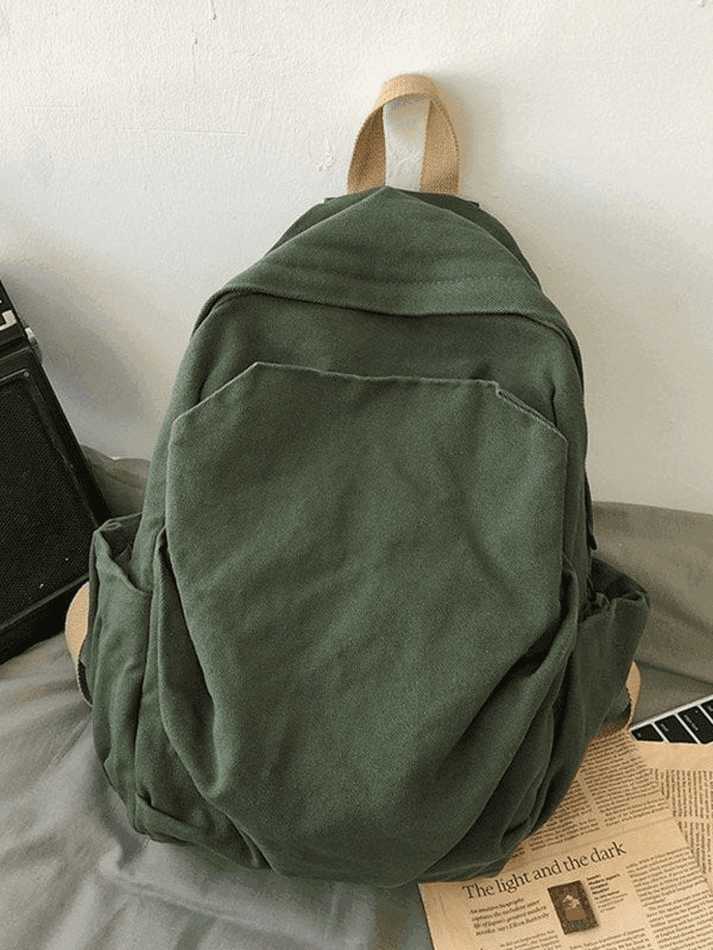 Unisex Vintage Wash College School Backpack