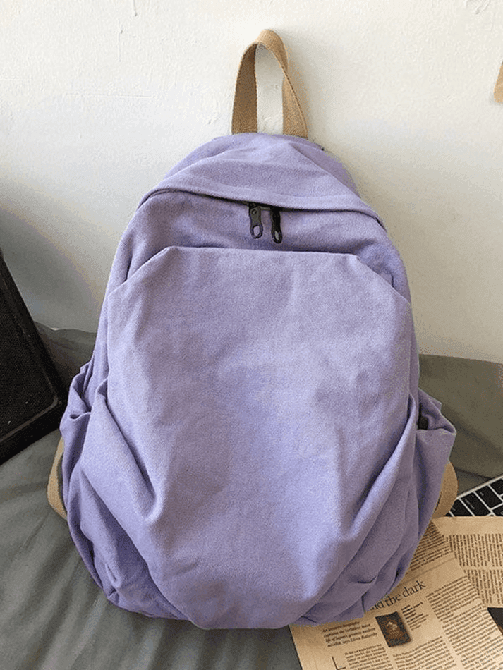 Unisex Vintage Wash College School Backpack