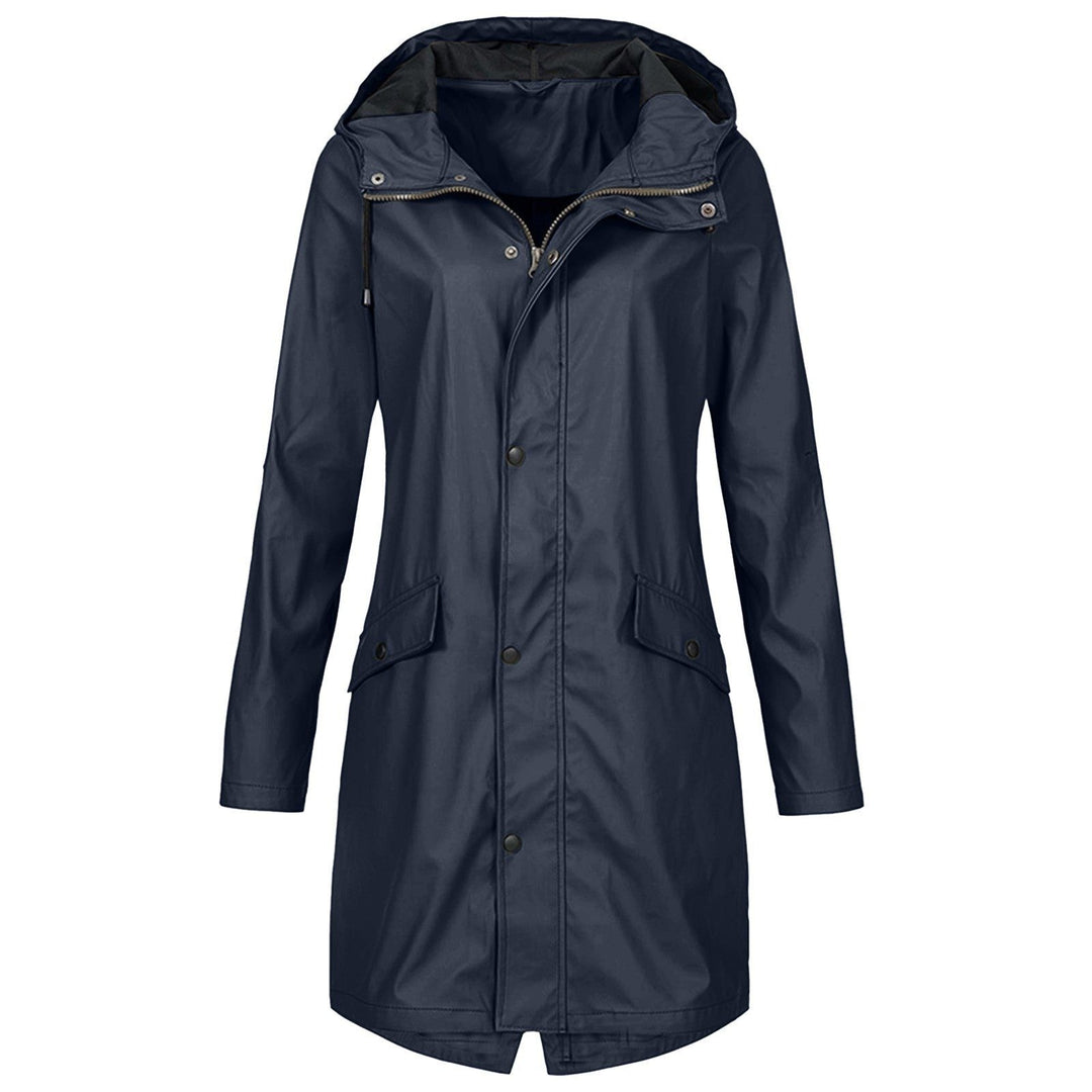 Water-Repellent Jacket with Zipper for Women