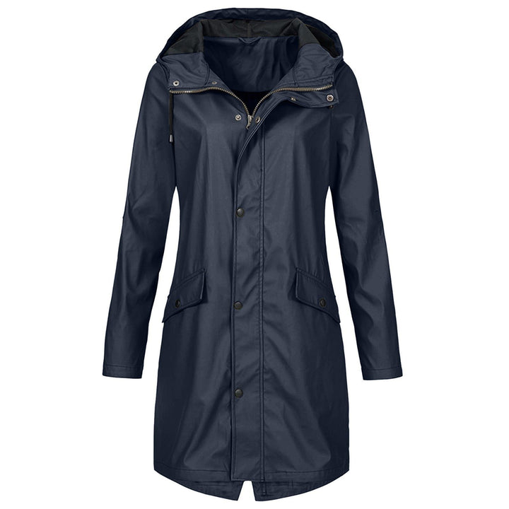 Water-Repellent Jacket with Zipper for Women