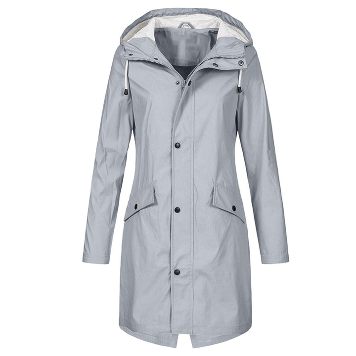 Water-Repellent Jacket with Zipper for Women