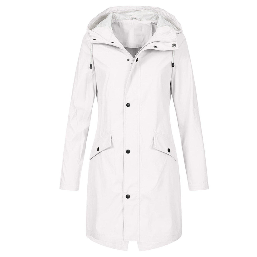 Water-Repellent Jacket with Zipper for Women