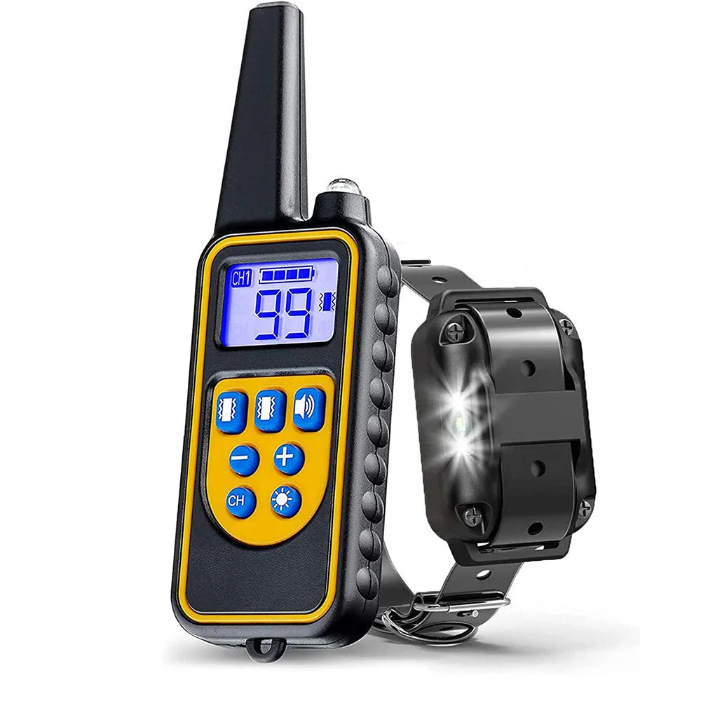 Waterproof Rechargeable Remote-Controlled Dog Training Collar