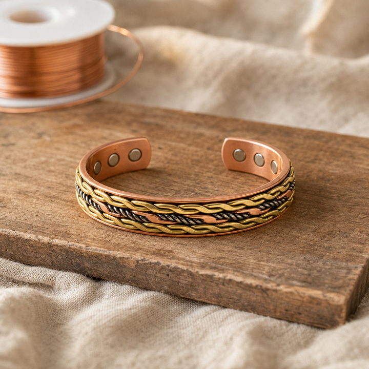 Weave Copper Bracelet - Elena Harper