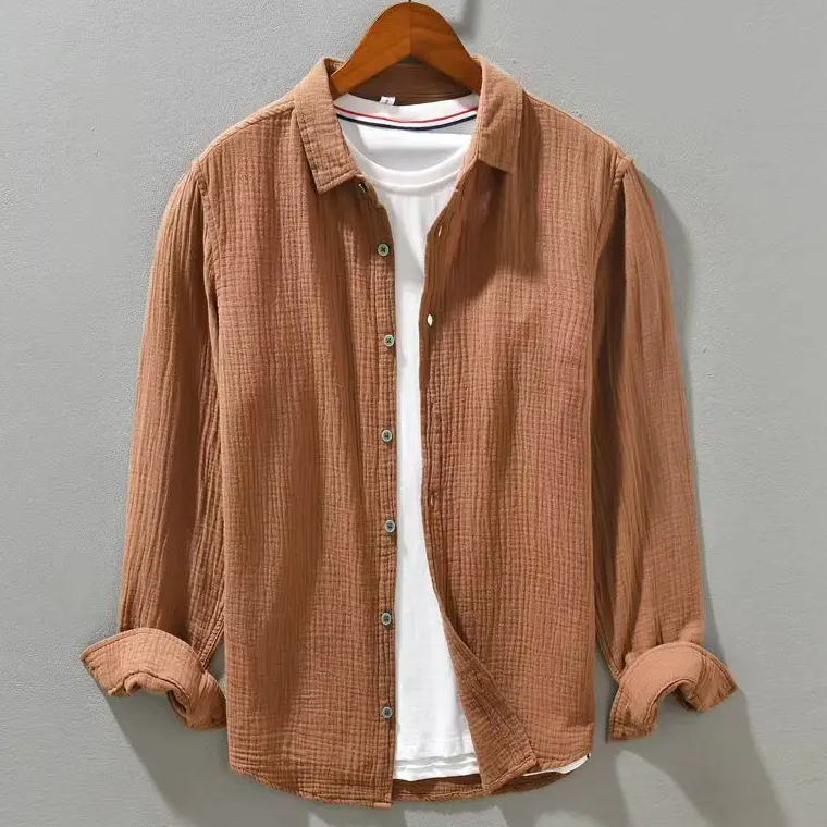 ELENA HARPER™  |  ELEGANT SHIRT IN SOFT COTTON LIKE SILK