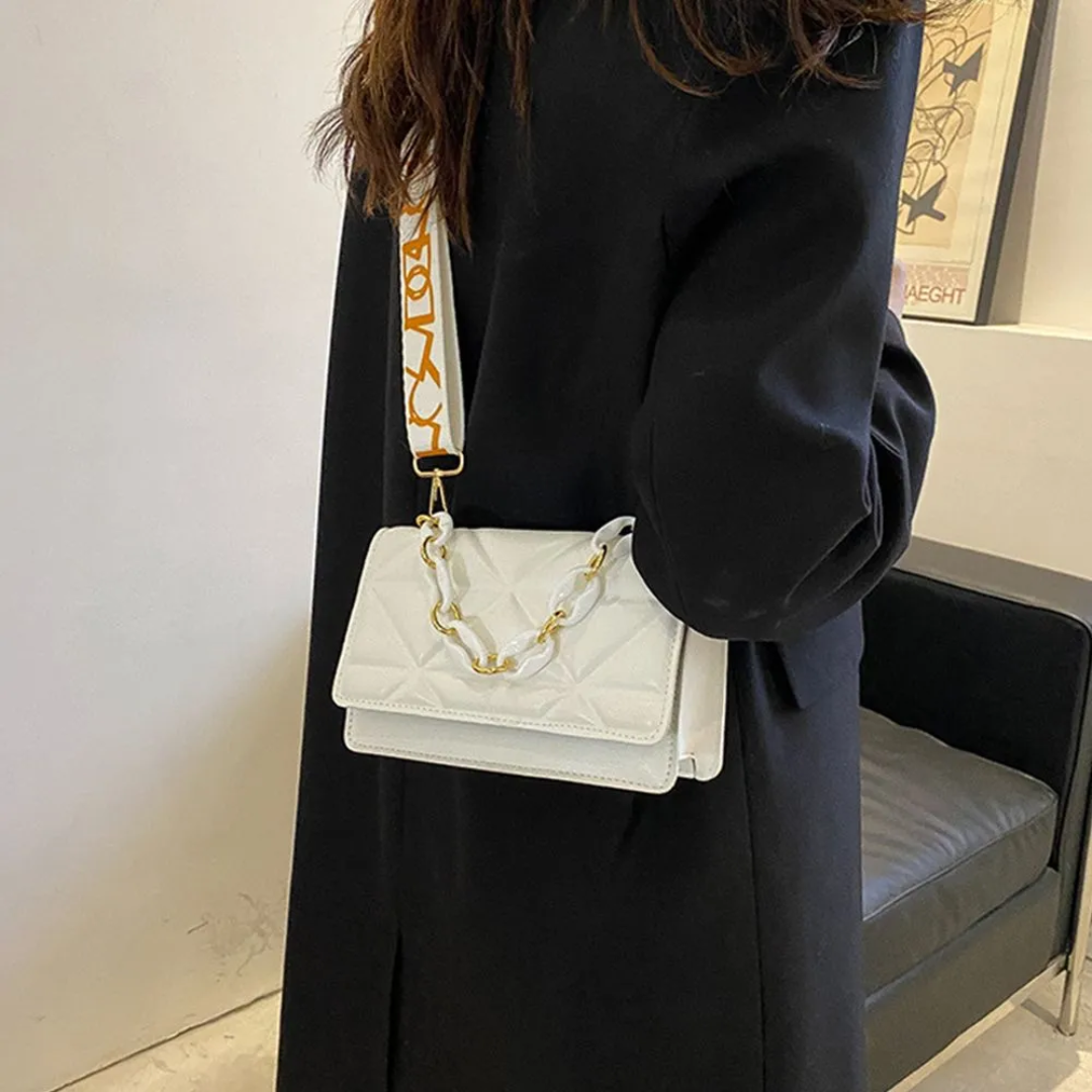 Savannah Quilted Handbag Stylish & Trendy, view 8 - Elena Harper