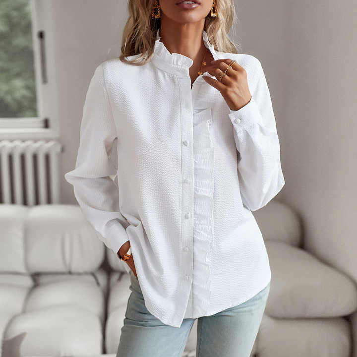 Agnete Elegant Blouse - Elena Harper