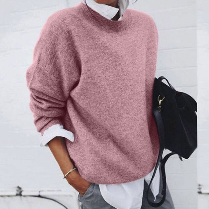 Annika | Women's Oversized Wool Sweater with Round Neck
