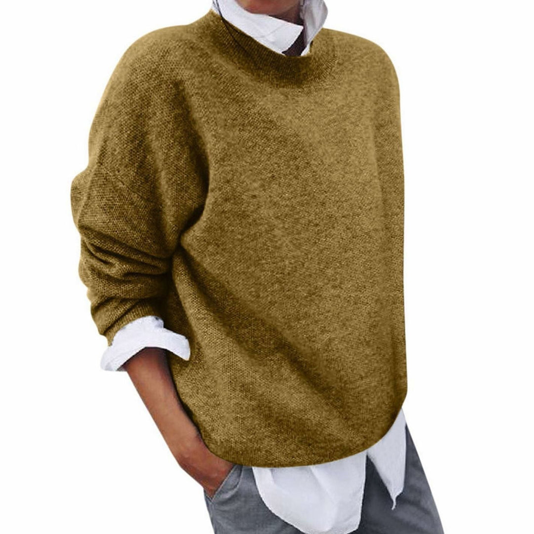 Annika | Women's Oversized Wool Sweater with Round Neck