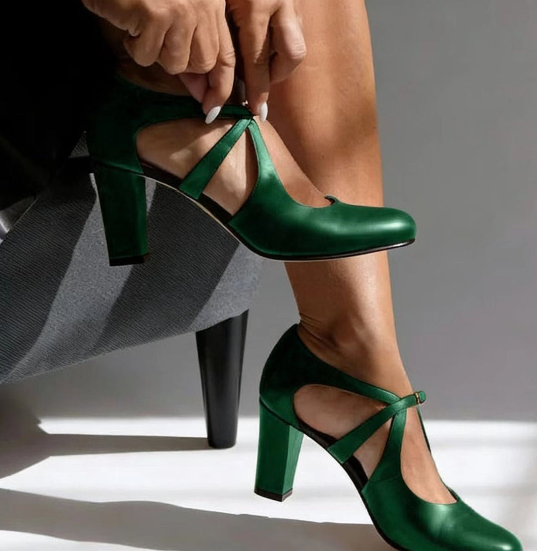 Women's Elegant Comfort Strap High Heels