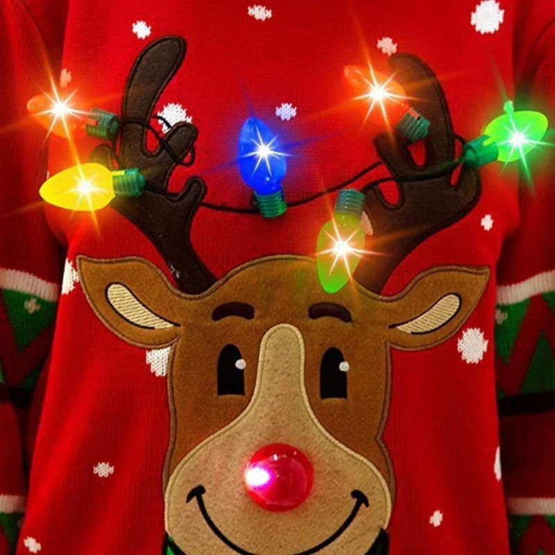 Women's LED Light-Up Christmas Holiday Sweater