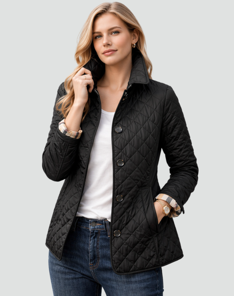 Women’s Lightweight Button-Front Quilted Jacket