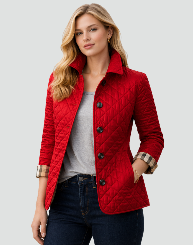 Women’s Lightweight Button-Front Quilted Jacket