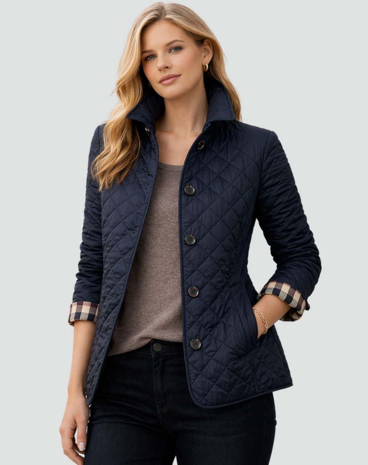 Women’s Lightweight Button-Front Quilted Jacket