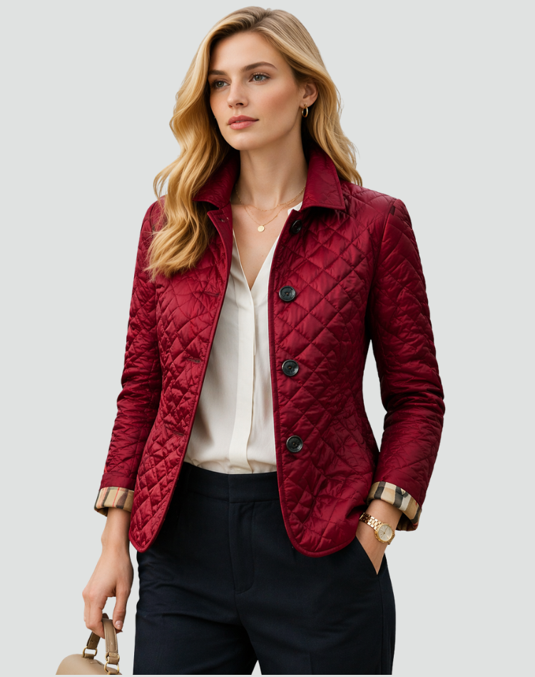 Women’s Lightweight Button-Front Quilted Jacket