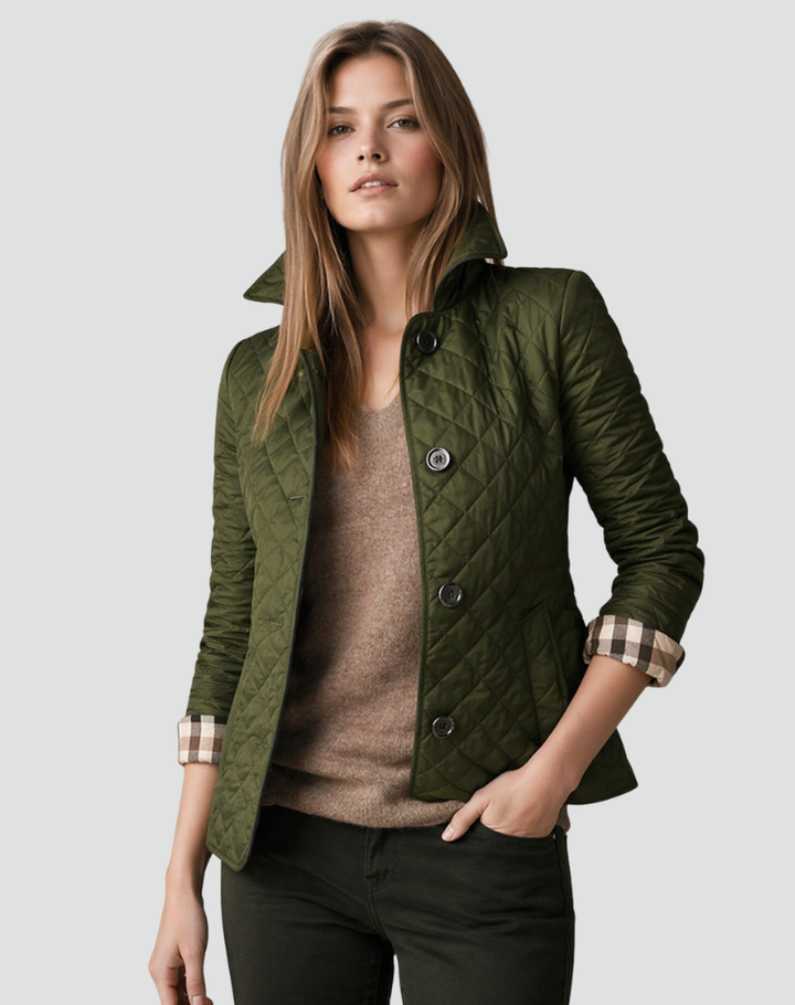 Women’s Lightweight Button-Front Quilted Jacket