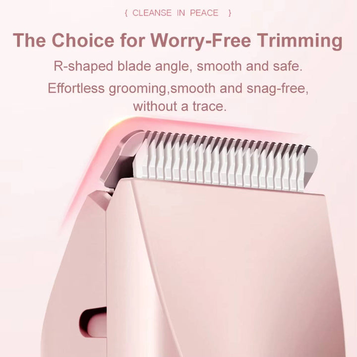 Women's Painless Dual Head Trimmer for Smooth Bikini & Body Skin
