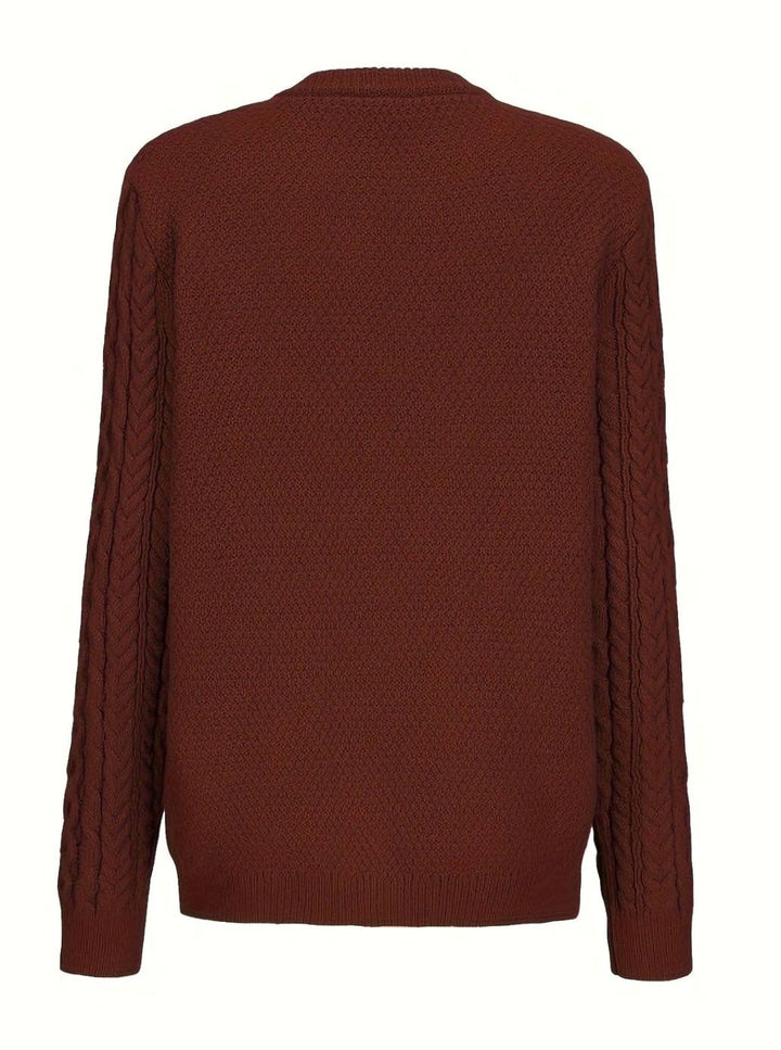 Aurélie - Elegant Twisted Cardigan with Pockets