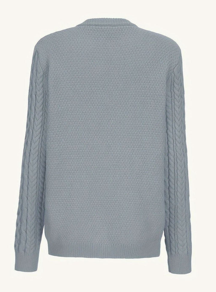 Aurélie - Elegant Twisted Cardigan with Pockets