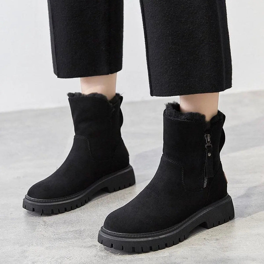 Women's Warm Slip-On Ankle Boots