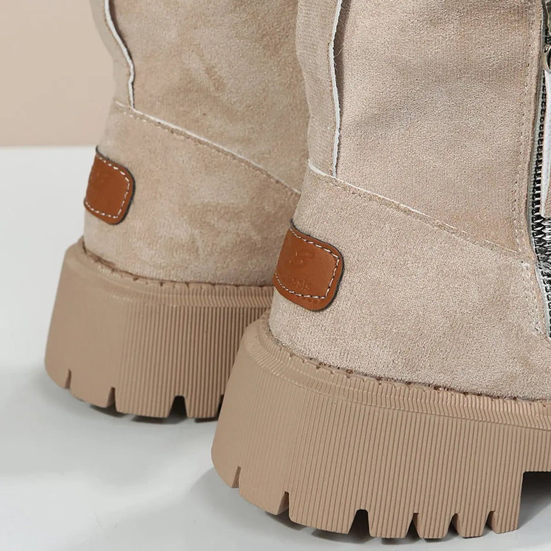 Women's Warm Slip-On Ankle Boots
