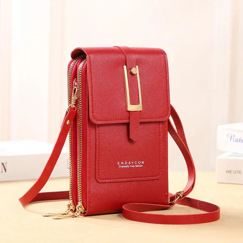 Afton Crossbody Phone Bag with Touch Screen - Elena Harper