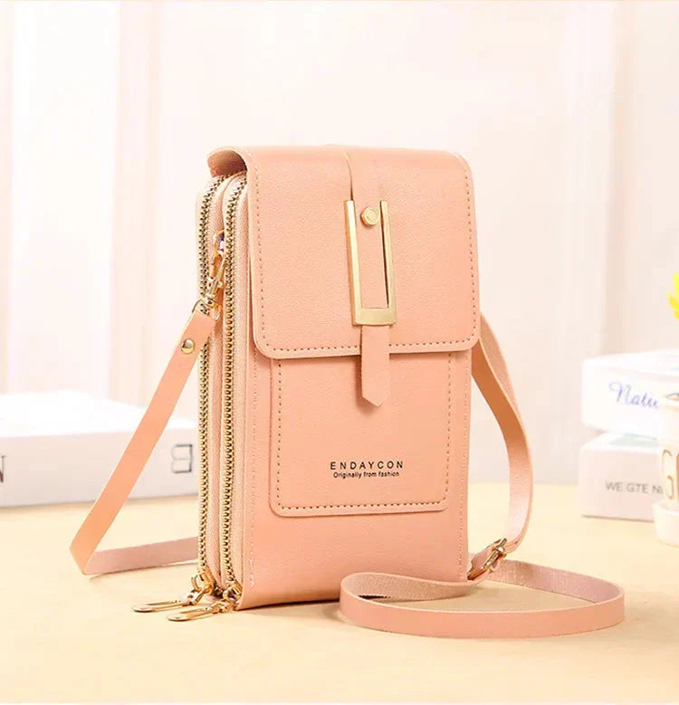 Afton Crossbody Phone Bag with Touch Screen - Elena Harper