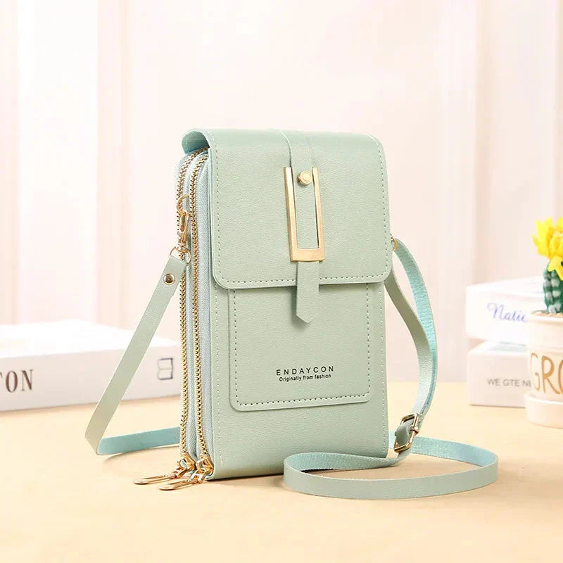Afton Crossbody Phone Bag with Touch Screen - Elena Harper