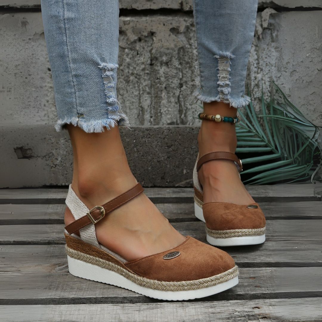 Women's Orthopedic Espadrille Sandals with Arch Support