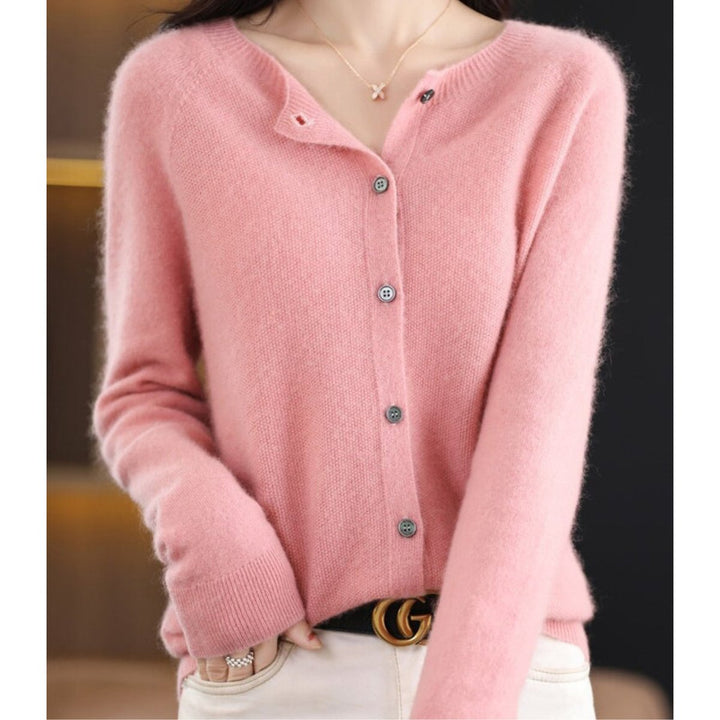 Caroline - Elegant Buttoned Knit Cardigan