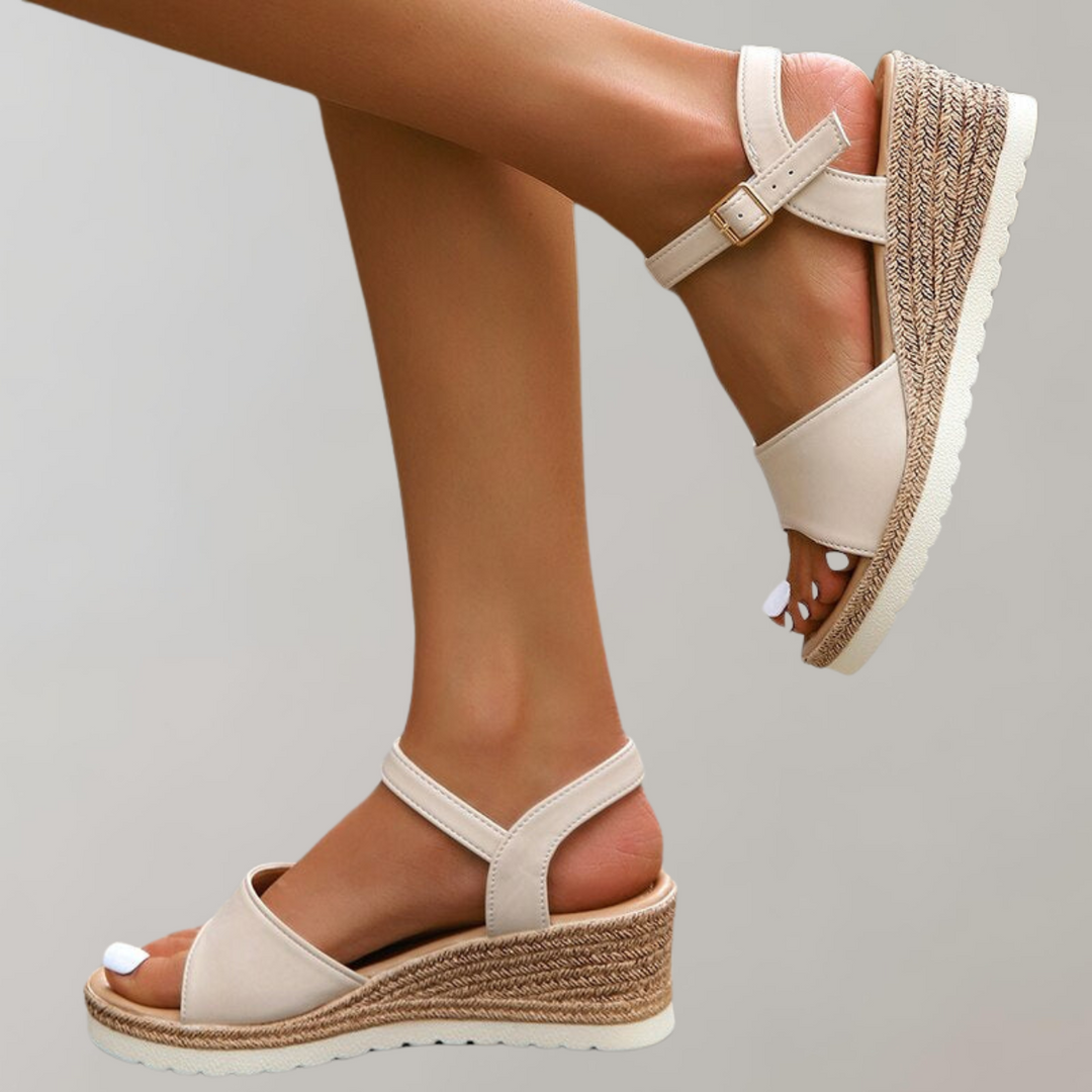 Women’s Wedge Sandals with Adjustable Straps - Craw Leigh