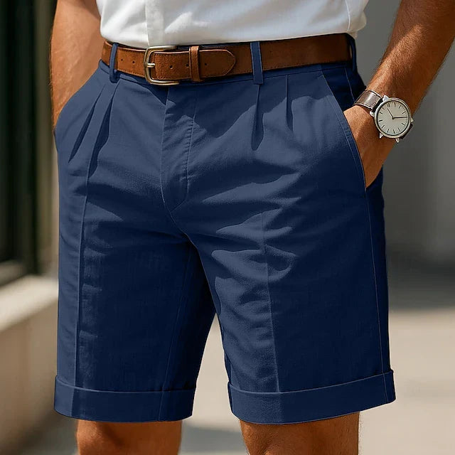LAURENT MONACO | PLEATED SUMMER SHORTS FOR MEN