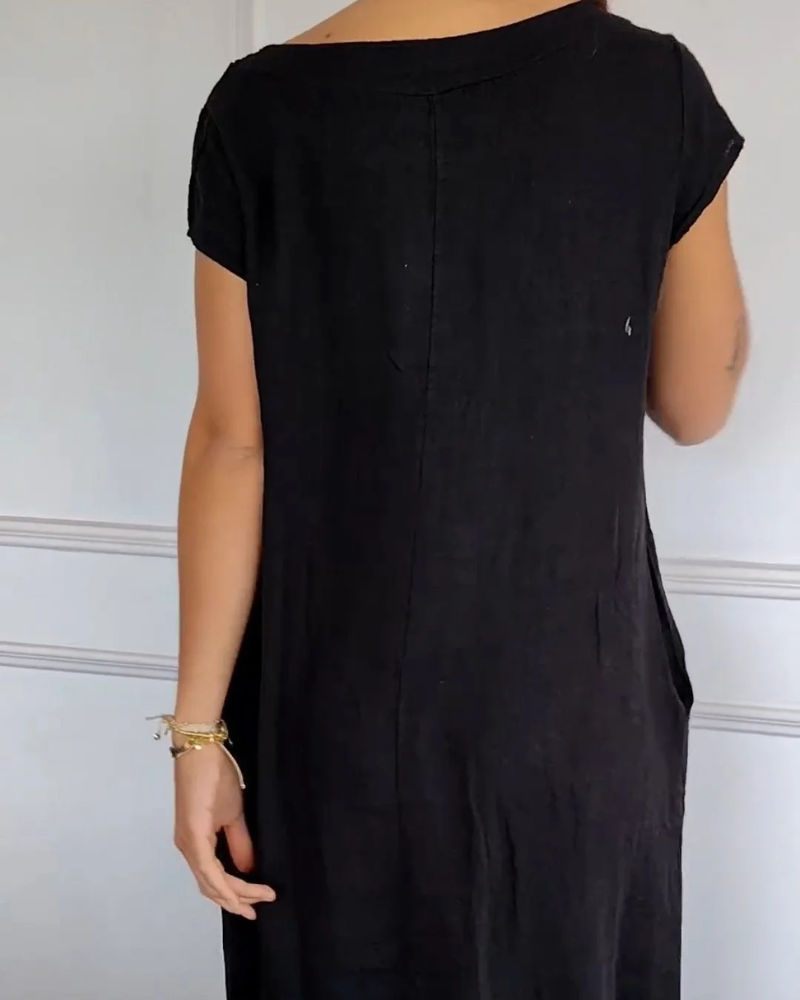 BERAWA Casual Cotton Dress - Elena Harper