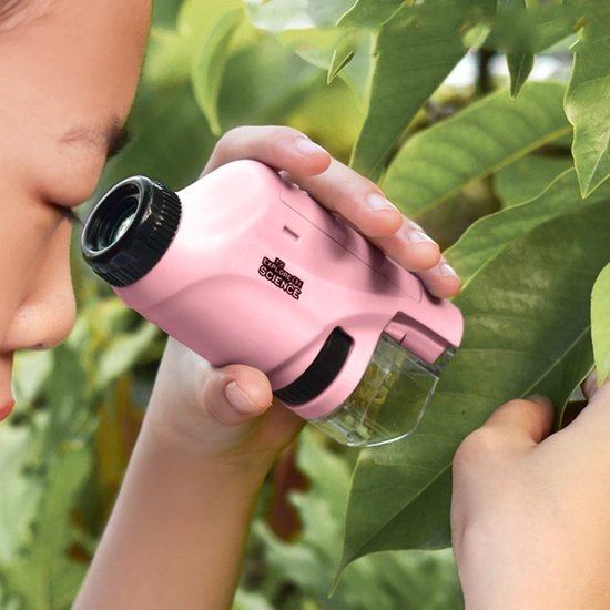 Kids Portable Microscope Toy - 60x-120x Magnification for Exploration