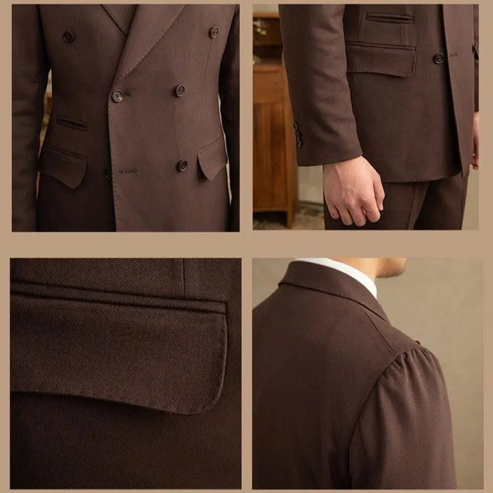 Harrington Oxford | Double Breasted Suit For Men