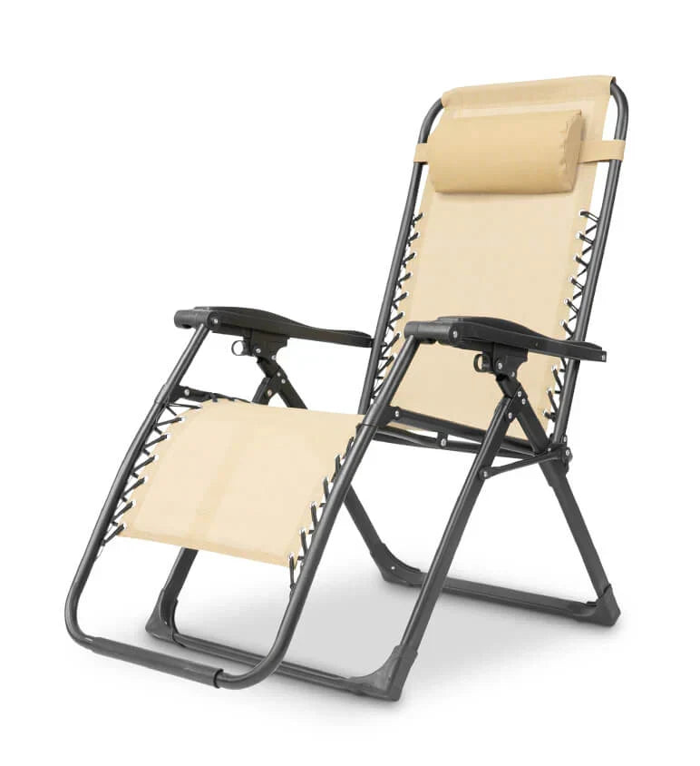 Zero Gravity Folding Chair with Adjustable Headrest