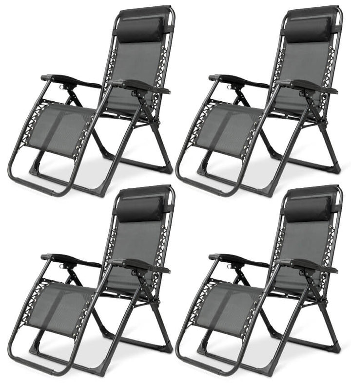 Zero Gravity Folding Chair with Adjustable Headrest