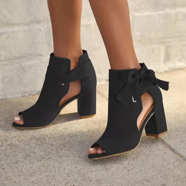 Vesper - Chic Tie-Up Ankle Boots