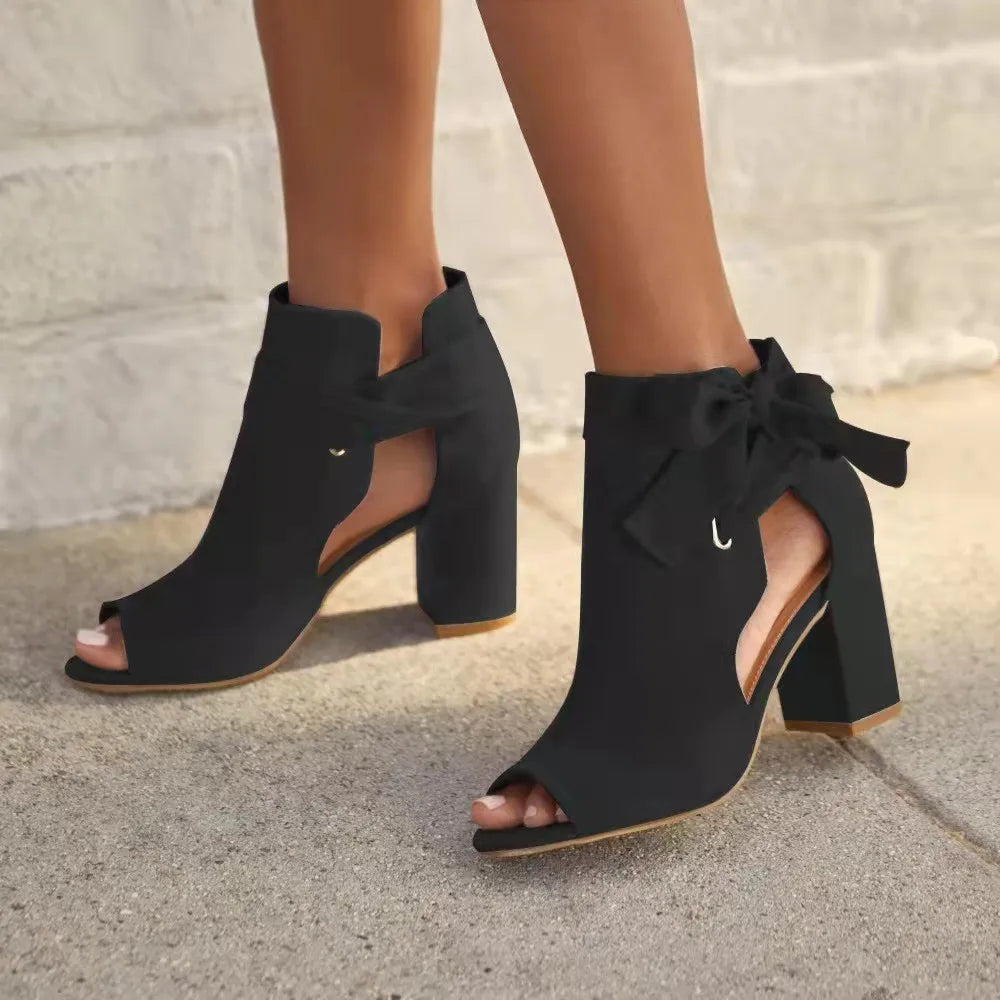 Vesper - Chic Tie-Up Ankle Boots